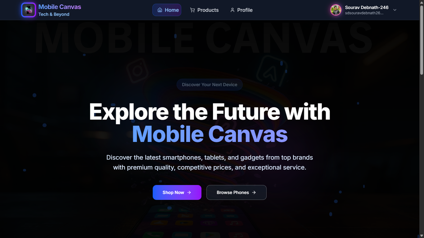 MobileCanvas - Gadget E-Commerce